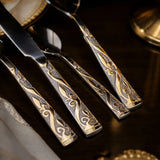 Faqueiro Aura Royale Silver™ | 24 Peças Com Maleta Luxo