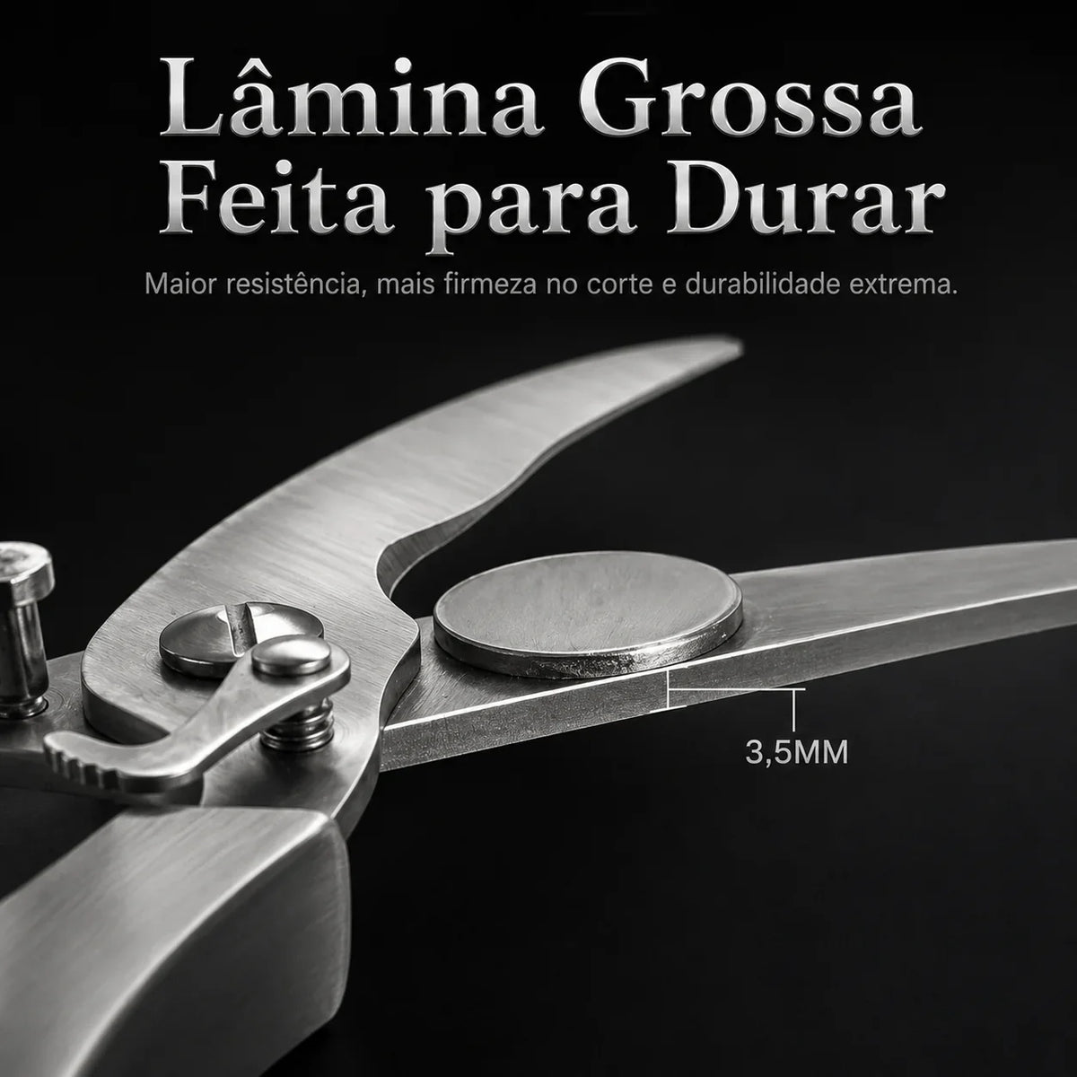 TitaniumCut • Tesoura Multifuncional de Inox Puro