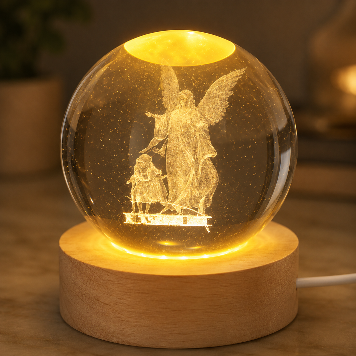 LumiFé™ - Luminária Religiosa em Cristal