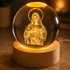 LumiFé™ - Luminária Religiosa em Cristal