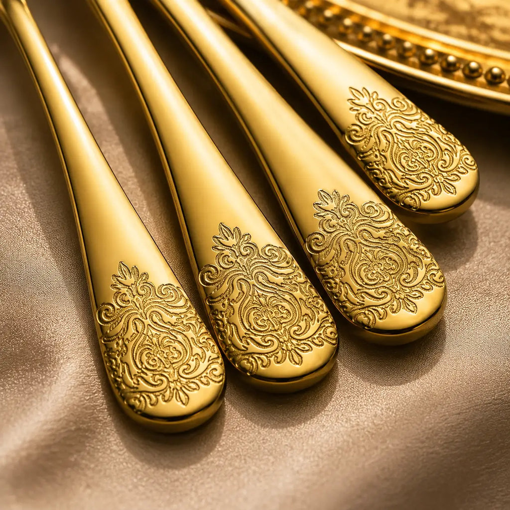 Faqueiro Aura Lumière Gold™ | 24 Peças