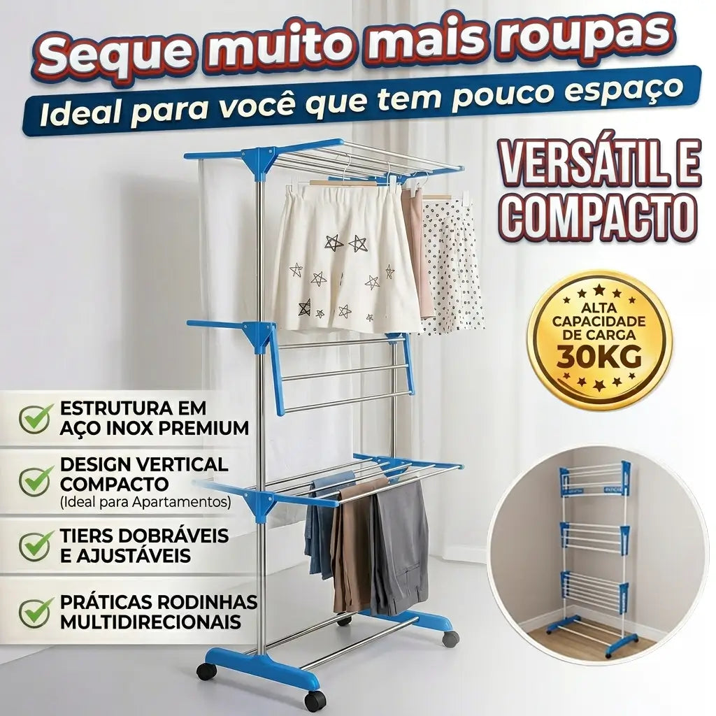Tower Varal 3 Andares - Oferta Imperdível!