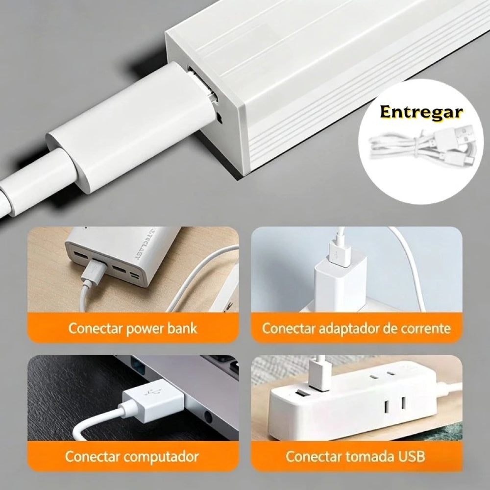 Luminária Inteligente LED com Sensor de Movimento USB Recarregável - Compre 1, Leve 2