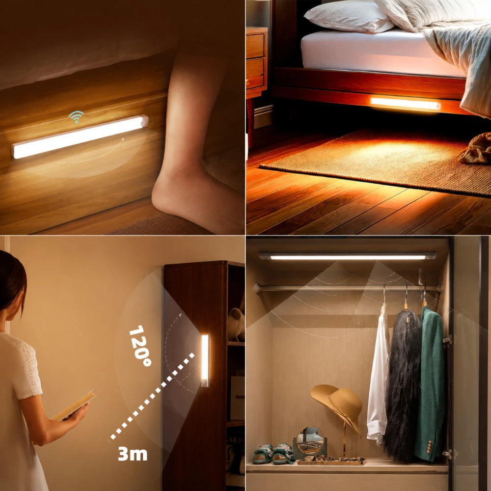 Luminária Inteligente LED com Sensor de Movimento USB Recarregável - Compre 1, Leve 2