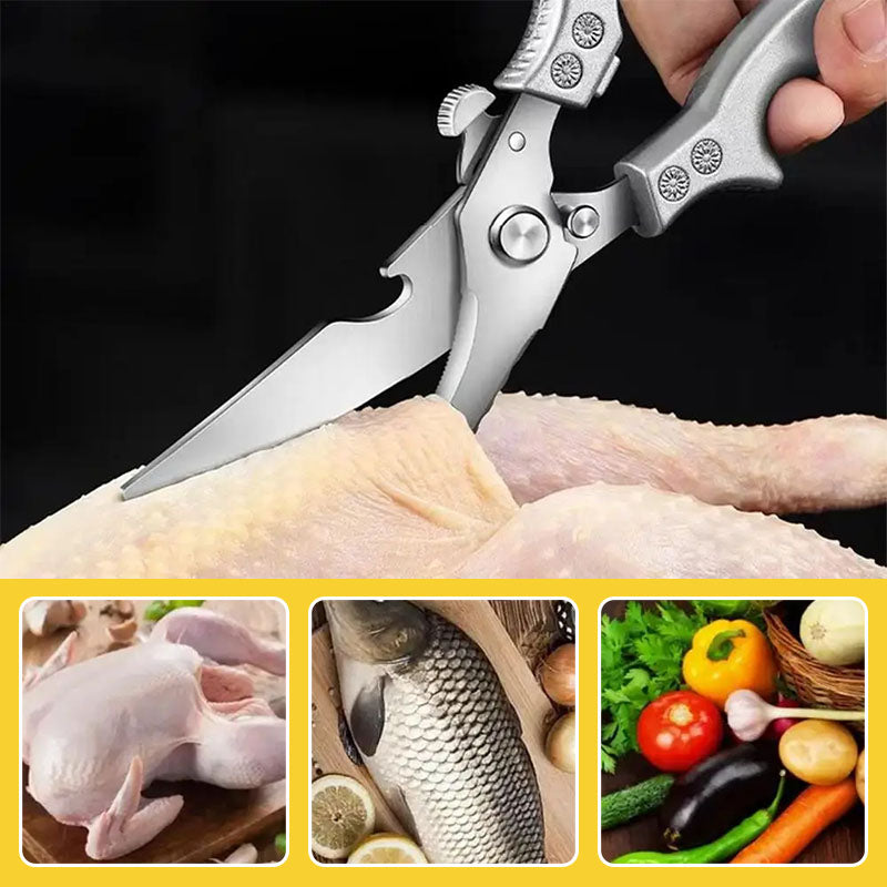 AuraCut™ - Tesoura de Cozinha Premium - 50% OFF 🔥