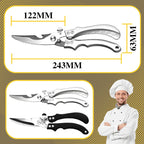 AuraCut™ - Tesoura de Cozinha Premium - 50% OFF 🔥
