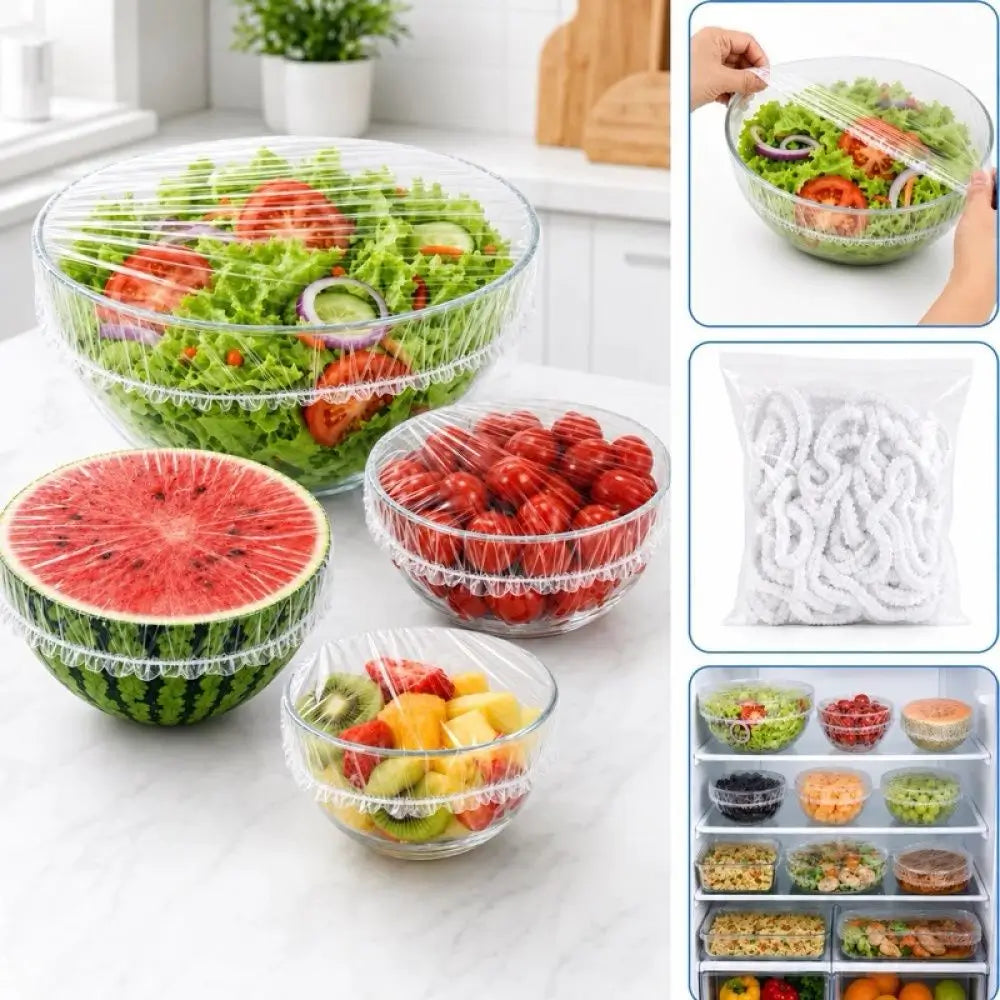 Tampas Elásticas Descartáveis para Alimentos | Oferta Limitada + Frete Grátis 🚚
