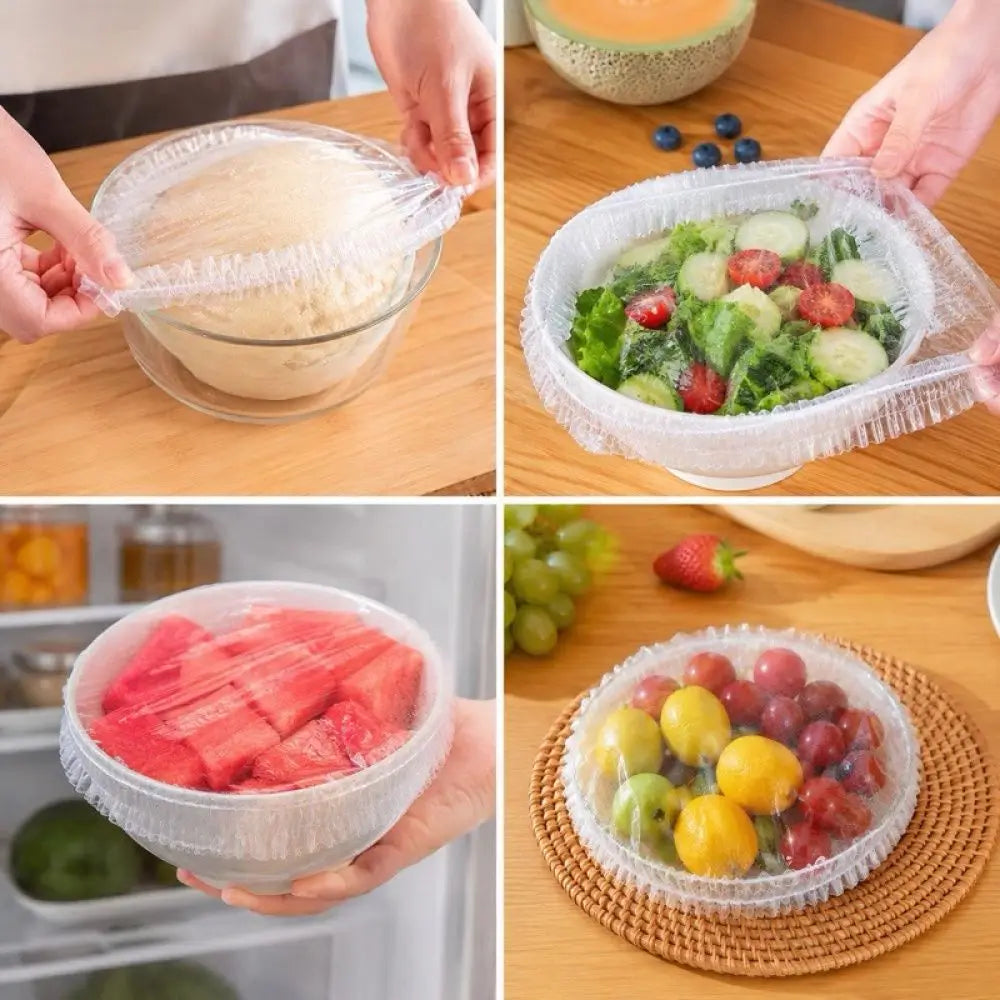 Tampas Elásticas Descartáveis para Alimentos | Oferta Limitada + Frete Grátis 🚚